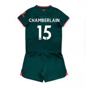 Liverpool Chamberlain #15 babykläder Tredje Tröja barn 2022-23 Korta ärmar (+ Korta byxor)